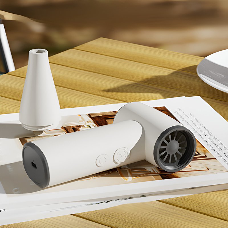 ポータブル大型風塵送風機充電式ミニ暴力タービンハンドヘルドファン USB ハンドヘルド小型ファン除雪機