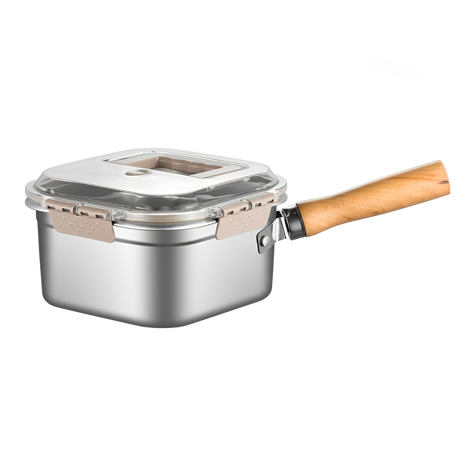 ステンレス製の角型フライヤー