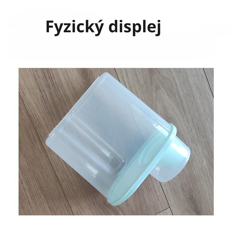 Ukázka použití měrky u nádoby na rýži