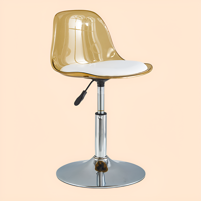 バーキッチンカフェ美容院ミルクティーショップオフィスバーや他の場所のファッションシンプルな鉄のレジャーチューリップチェアスイベルリフトと持ち上げ可能な背もたれ椅子高スツール快適な座り心地安定性と耐久性