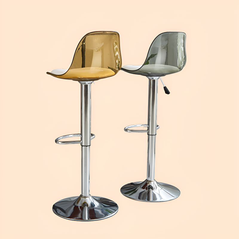 バーキッチンカフェ美容院ミルクティーショップオフィスバーや他の場所のファッションシンプルな鉄のレジャーチューリップチェアスイベルリフトと持ち上げ可能な背もたれ椅子高スツール快適な座り心地安定性と耐久性