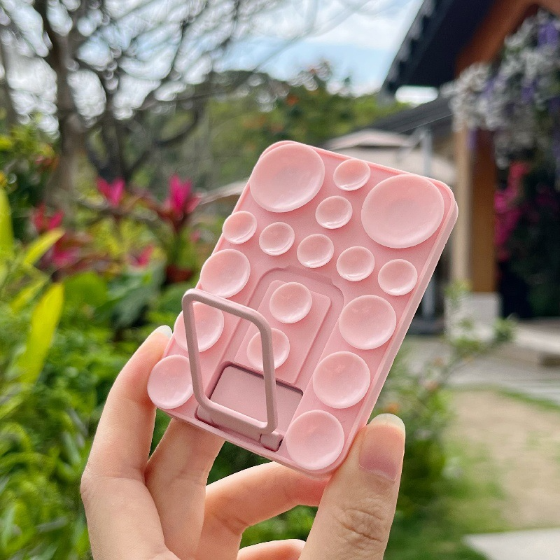 실리콘 빨판 핸드폰 거치대 접이식 거치대 등받이 스티커 핸드폰 케이스 거치대 실리콘 거치대 빨판 핸드폰 거치대 세트