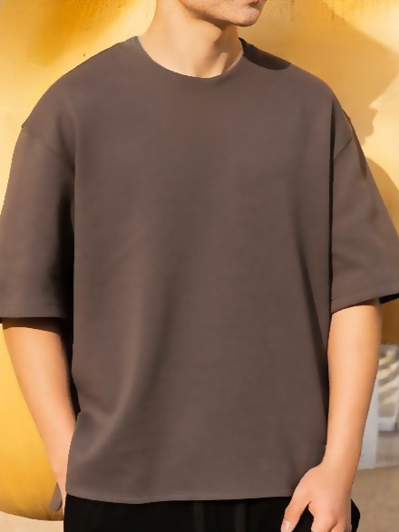 Casual round neck pullover unisex T-shirt