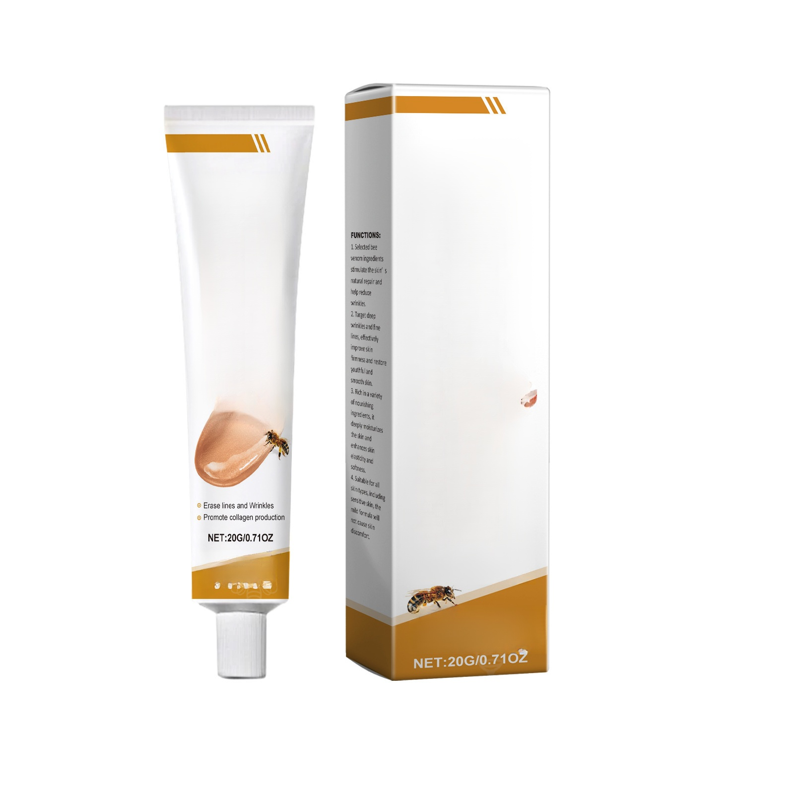 ครีมบำรุงผิวหน้าสูตรพิษผึ้ง OUHOE