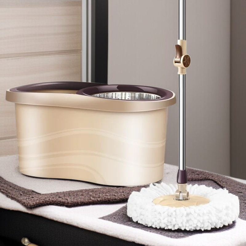 가정용 원터치 전자동 회전 밀대 손세탁 밀대통 게으름뱅이 밀대통 탈수 세트