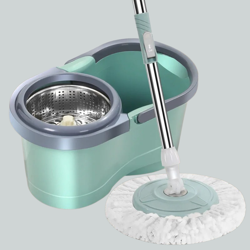 Fully automatic dehydration spin mop