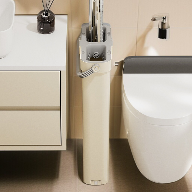 省力モップバケツセット レイジーハンズフリーウェット ドライモップクロス スクレーパーモップバケツセット 家庭用モップセット