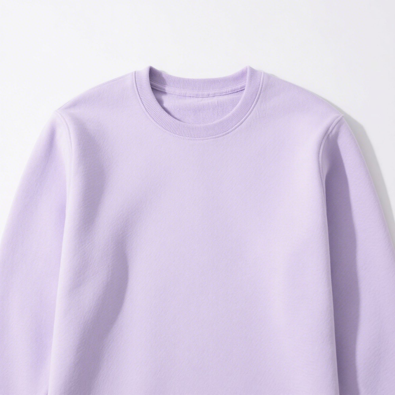 メンズ軽量フリーススウェットシャツ