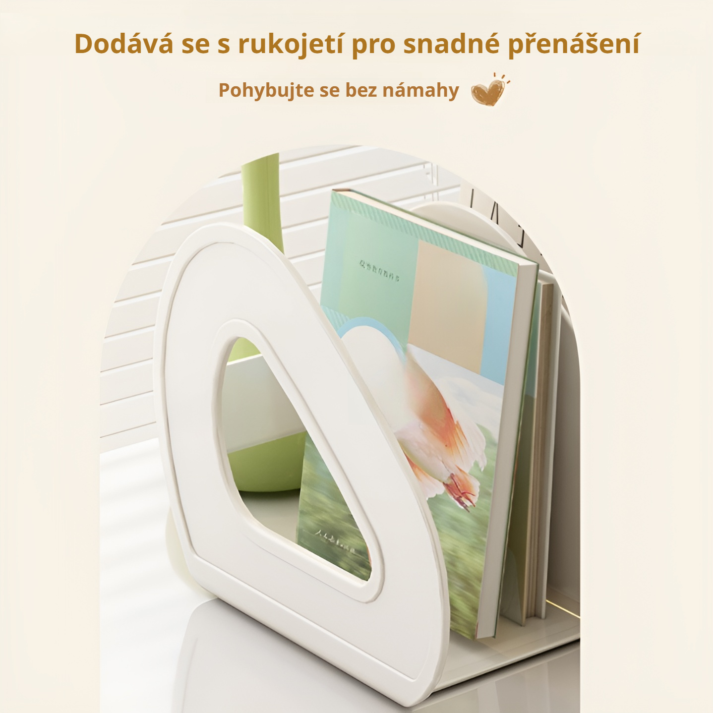 Úložný box na knihy a časopisy pro domácí použití