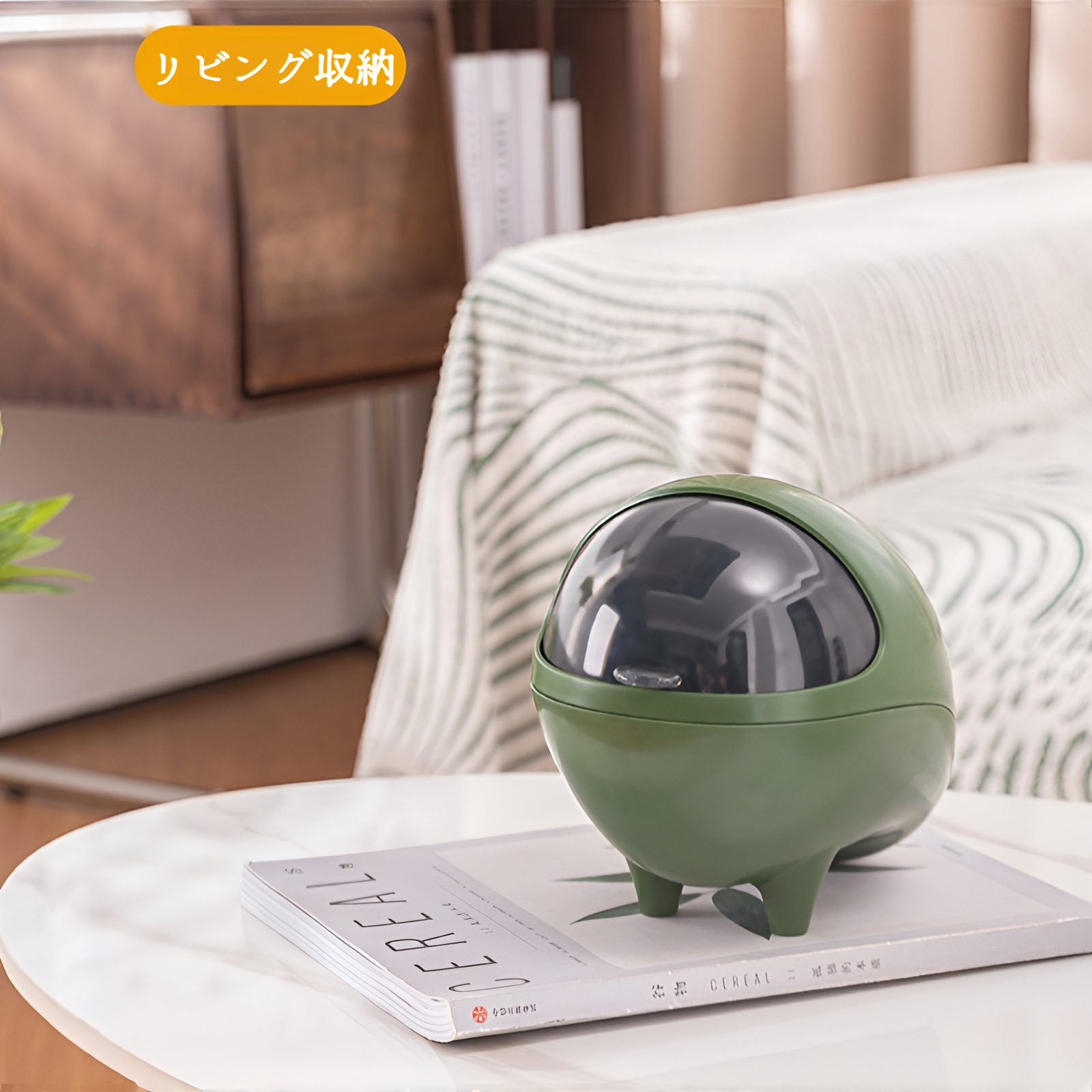 新しいデスクトップゴミ箱子犬蓋付き破片収納バケツ高見え学生くずかご収納バケツデスクトップストレージ