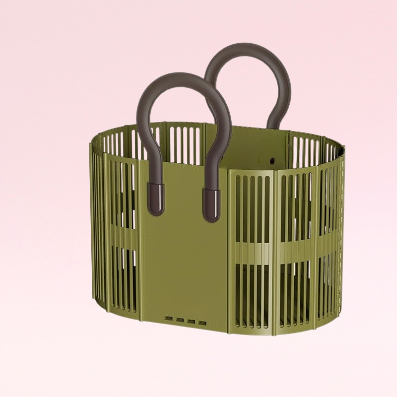 ตะกร้าผ้าสกปรกแบบพกพาสำหรับใช้ในครัวเรือน ตะกร้าเก็บผ้าสกปรกขนาดใหญ่ ตะกร้าผ้าสกปรก