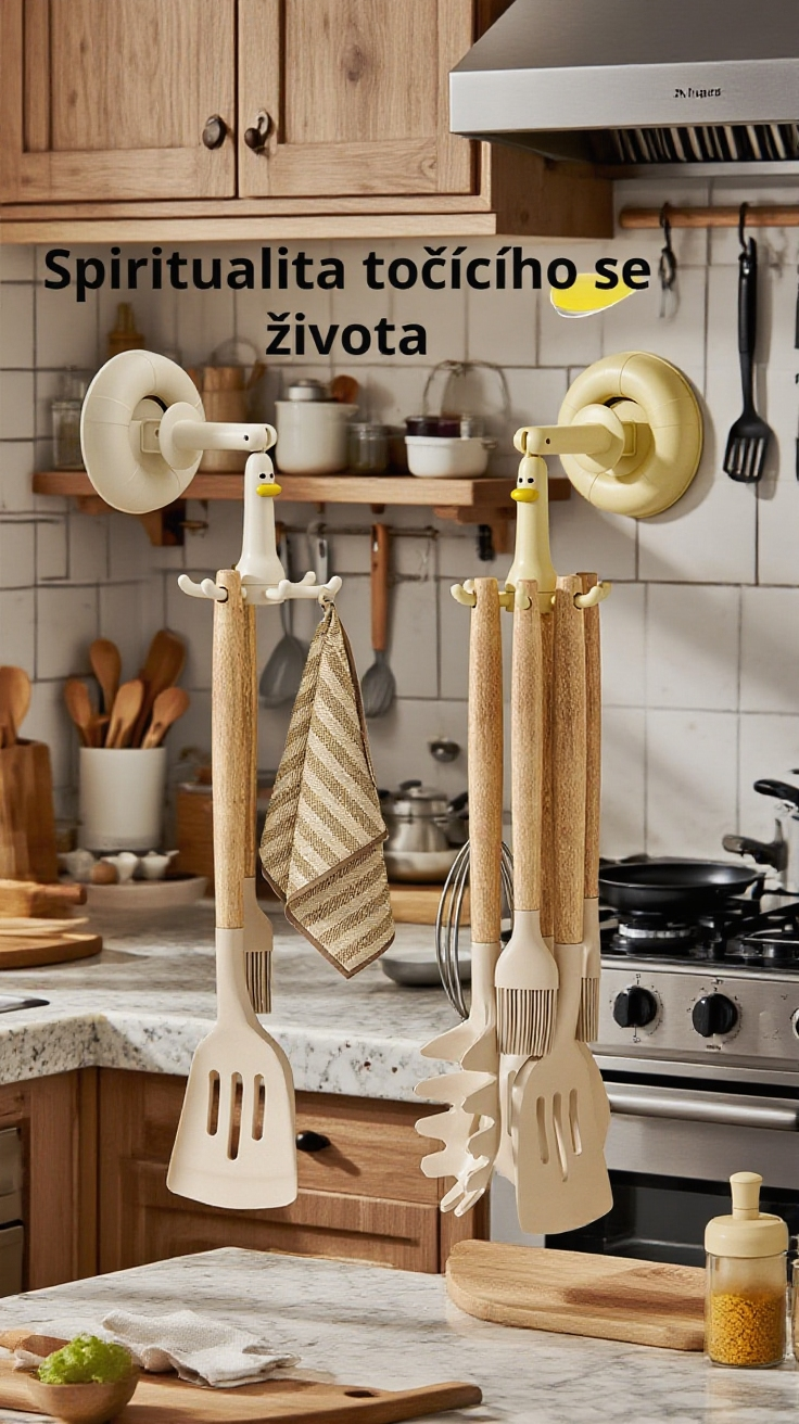 Domácí přísavný držák na ryby se šesti drápy v kuchyni