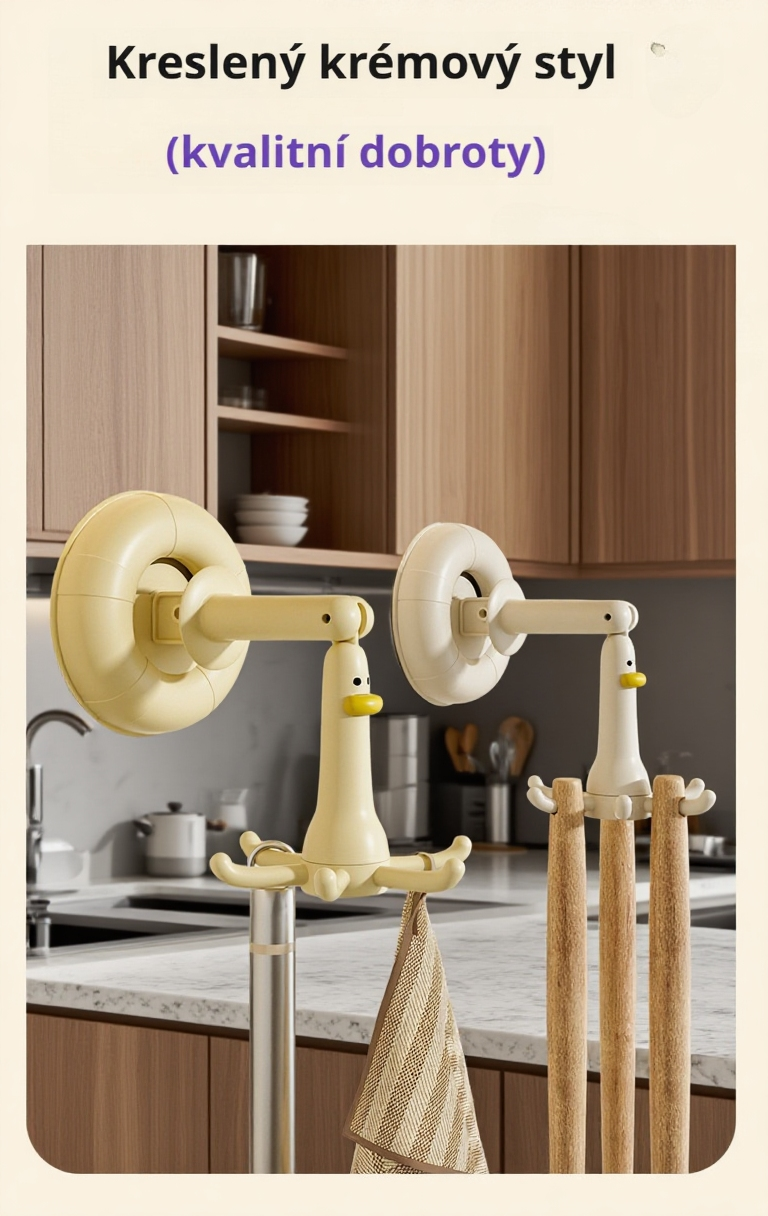 Domácí přísavný držák – snadná manipulace