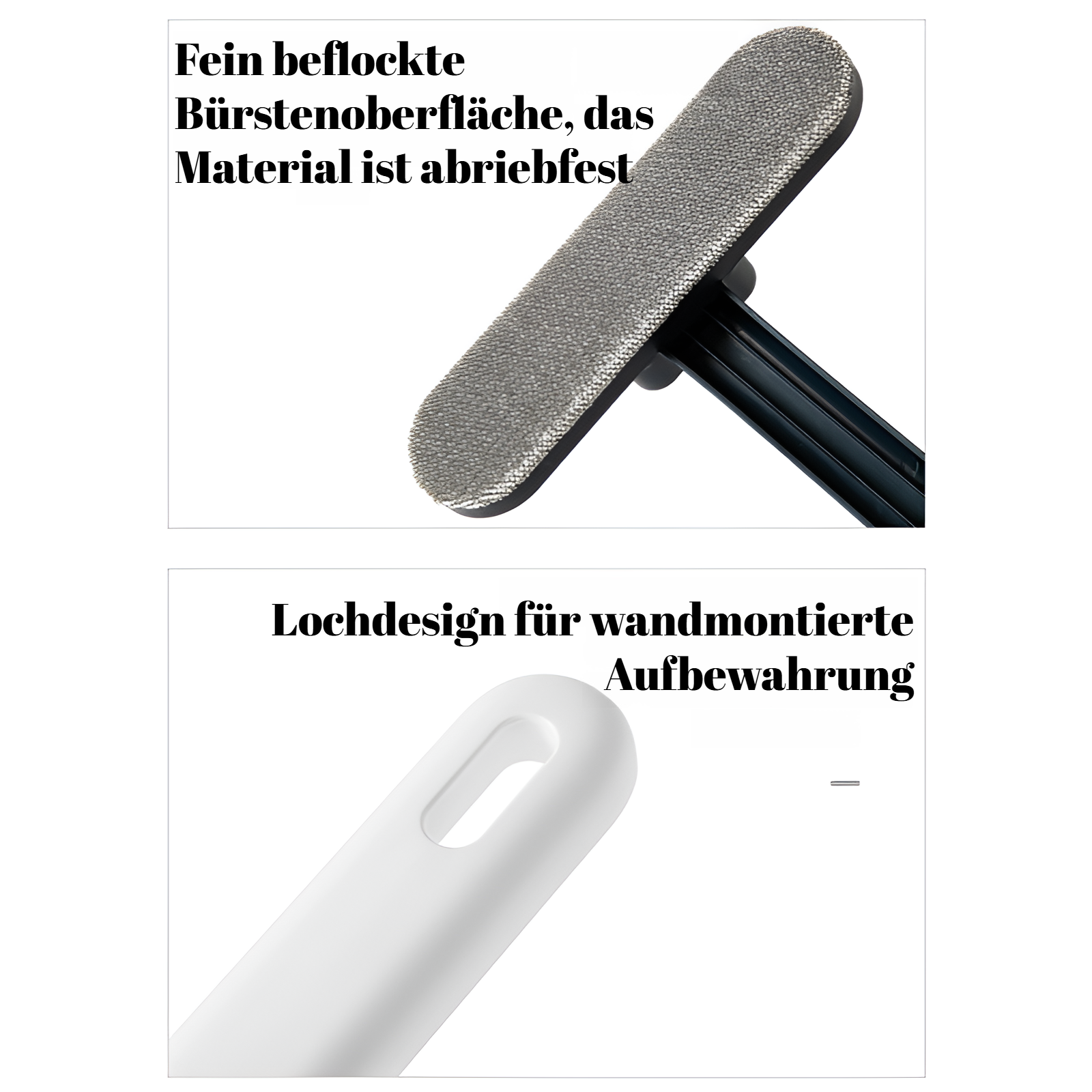 Siebbürste mit langem Griff, abnehmbare, feine Flusenbürste, Oberflächenbürste für Sofas, verbreiter