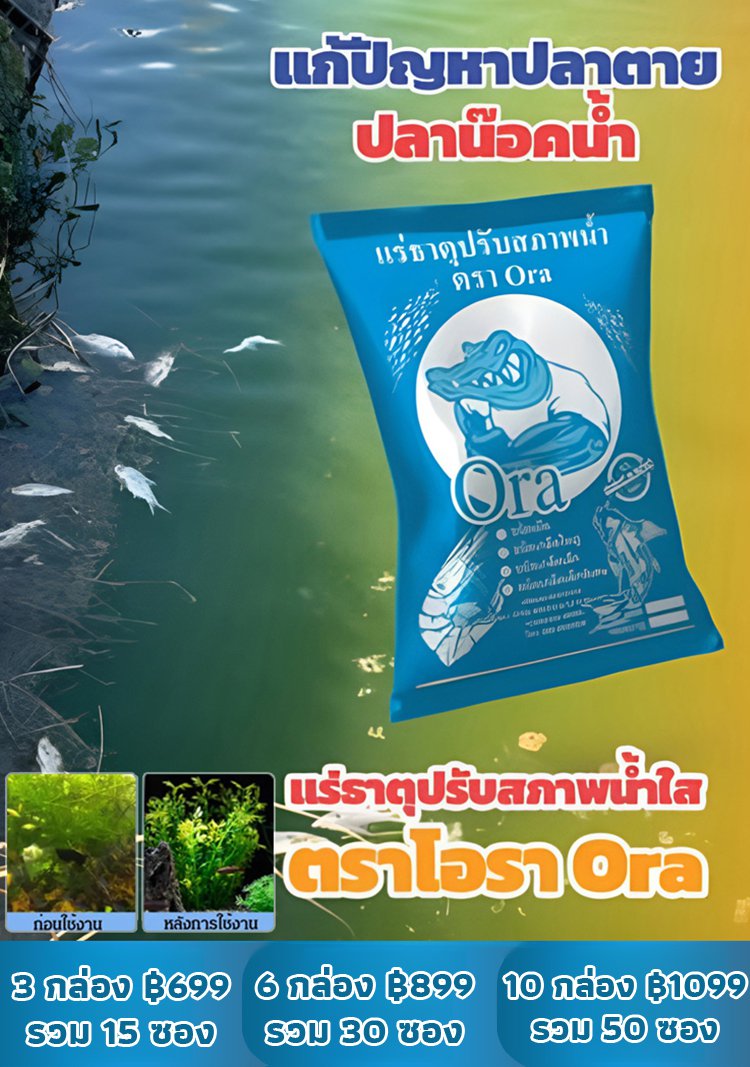 【สำหรับบ่อปลาและตู้ปลา】แร่ธาตุปรับสภาพน้ำ