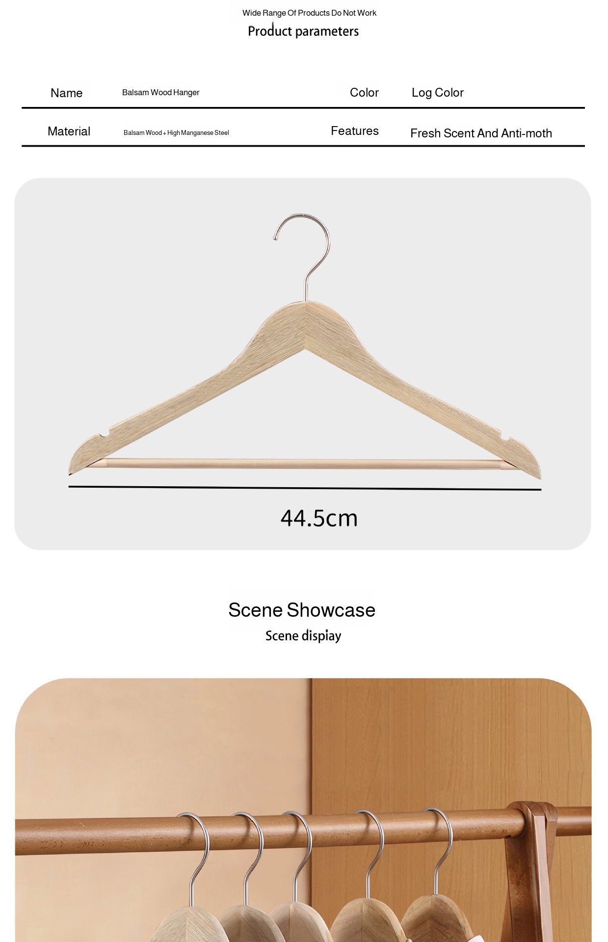 Modern hotel-grade coat rack with sturdy construction