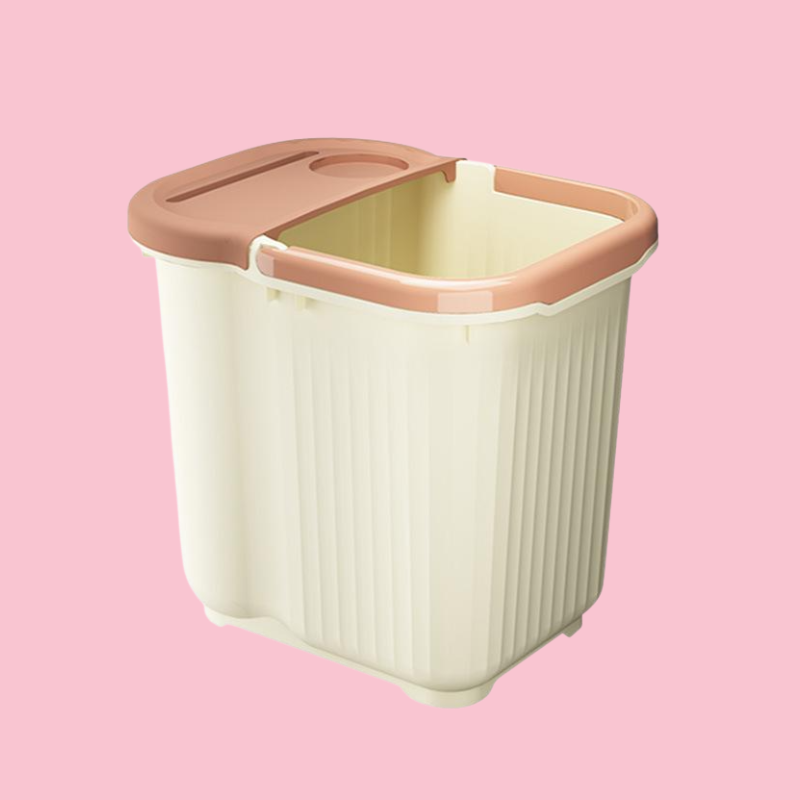 膝上げ足裏マッサージ厚め足入れバケツ