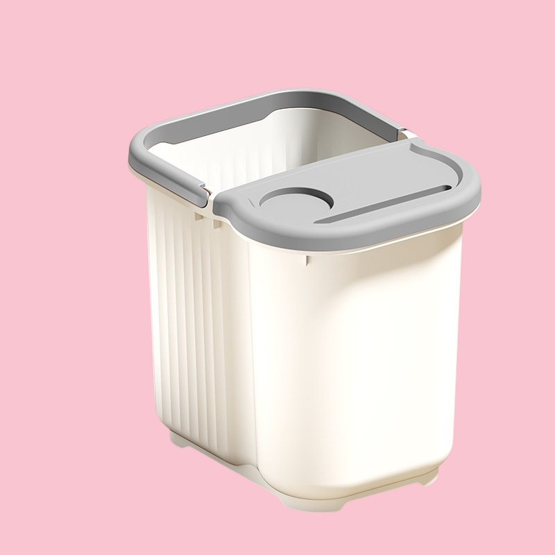 膝上げ足裏マッサージ厚め足入れバケツ