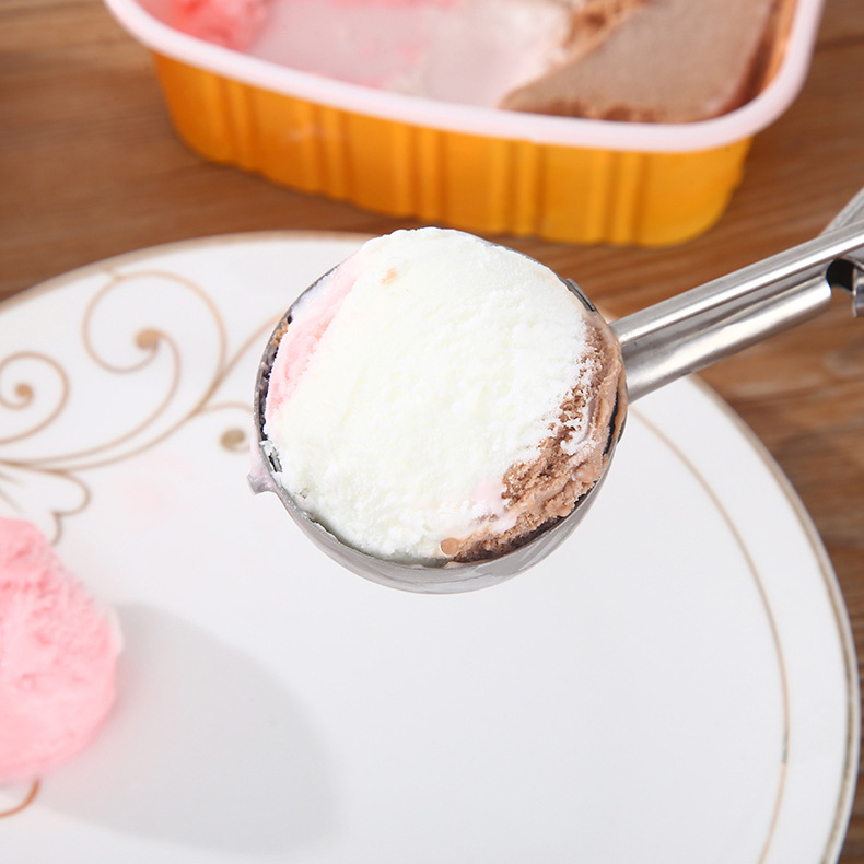 304 ステンレス鋼のフルーツのスクーパー厚くされた測定のスプーンのアイスクリームのスプーン スプーン アイスクリーム スクーパー 計量スプーン