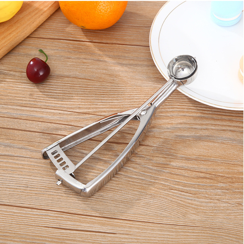 304 ステンレス鋼のフルーツのスクーパー厚くされた測定のスプーンのアイスクリームのスプーン スプーン アイスクリーム スクーパー 計量スプーン