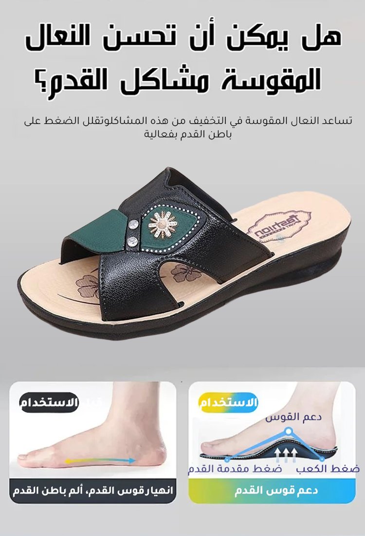 صندل كاجوال عصري ذو نعل ناعم وكعب ويدج للنساء، زيادة طول القامة بصريا