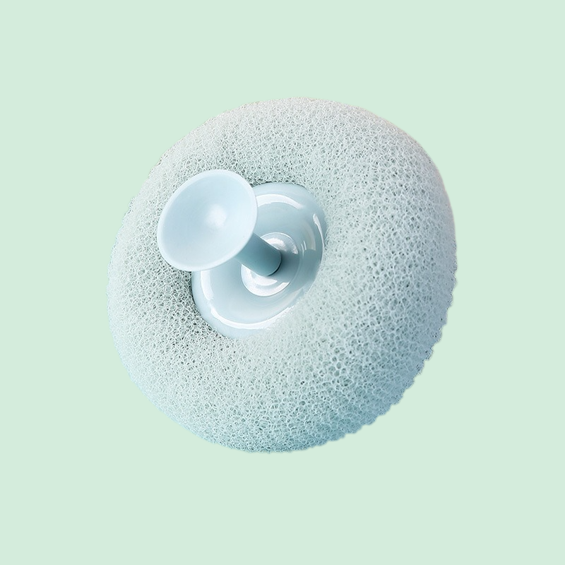 Bath soft suction cup flower ball