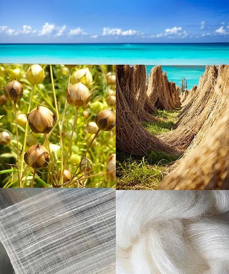 コットンリネン無地ワンピース