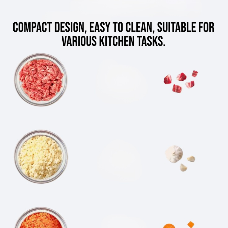 Kitchen and household multifunctional electric garlic beater