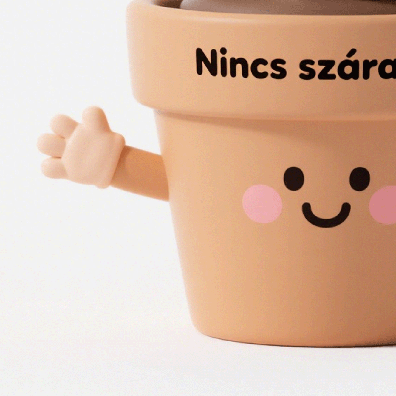 Kreatív szilikon banán virágcserép díszek