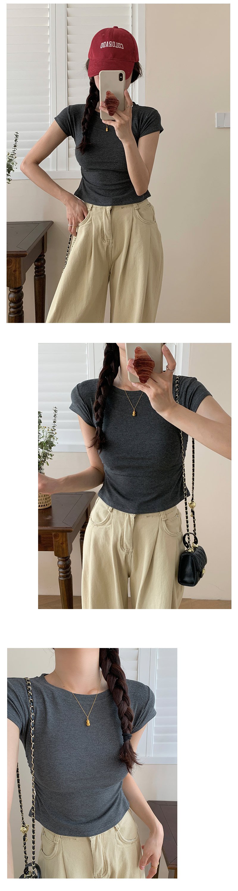 美しいシルエットの長袖上着