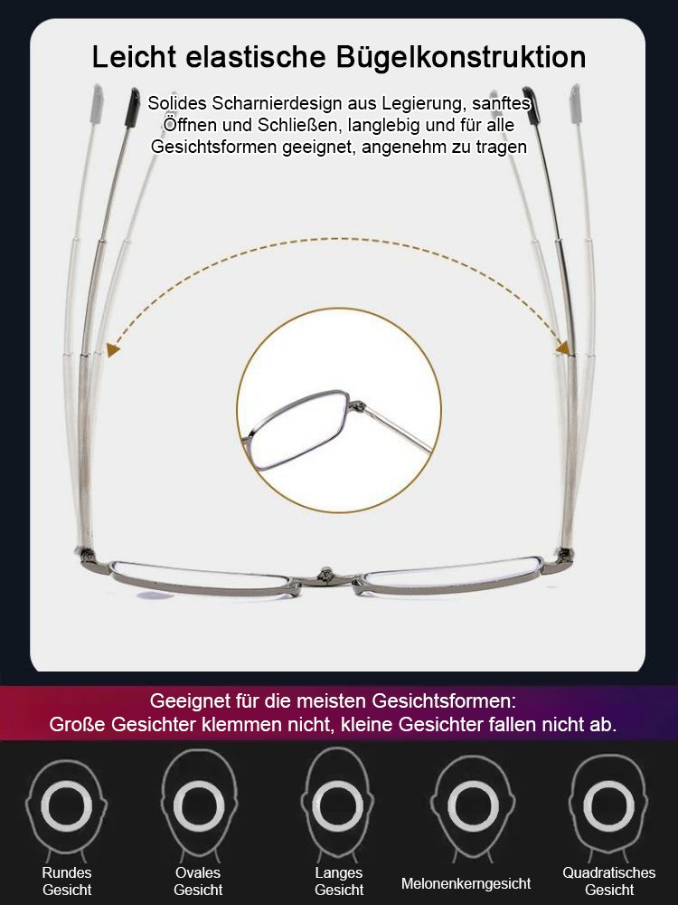 Faltbare Anti-Blaulicht-Lesebrille