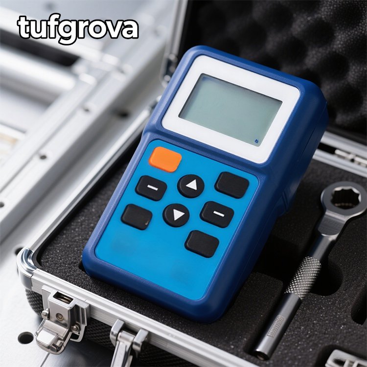 Medidor de espesor de recubrimiento de alta precisión en uso