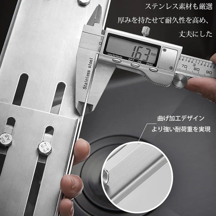 【砥石付き】ステンレス製砥石ホルダー