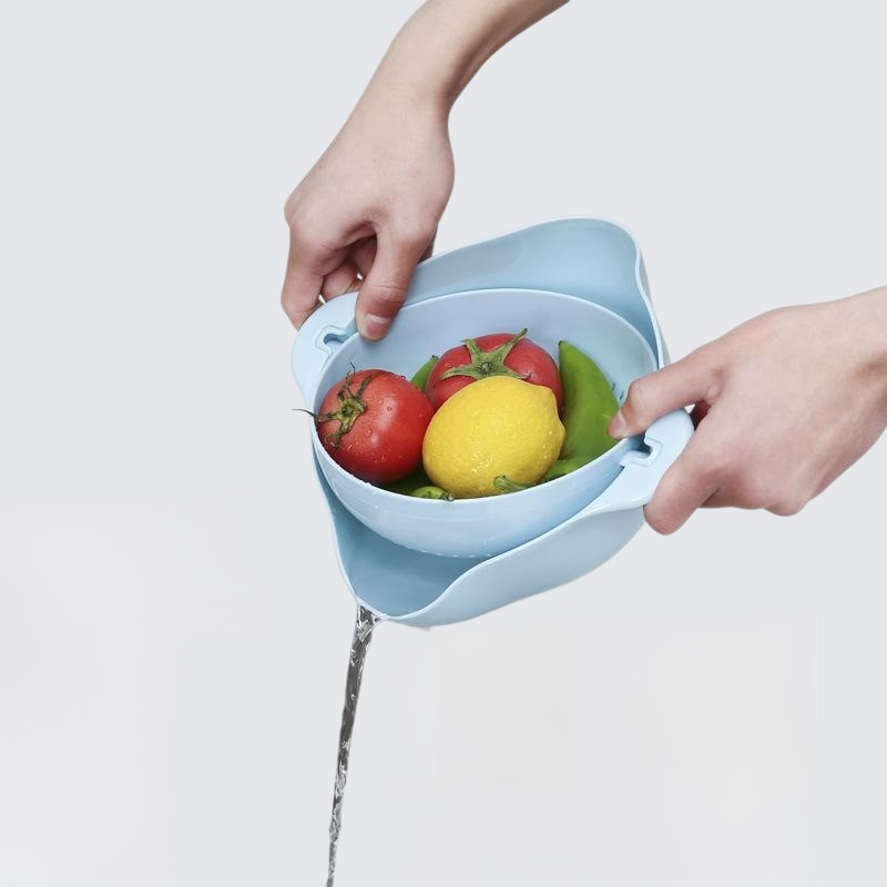 排水ボウル キッチン洗面ボウル フルーツバスケット 排水洗浄 野菜バスケット フルーツプレート