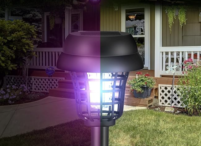 전기 살충 조명 이중 기능 정원 태양광 램프