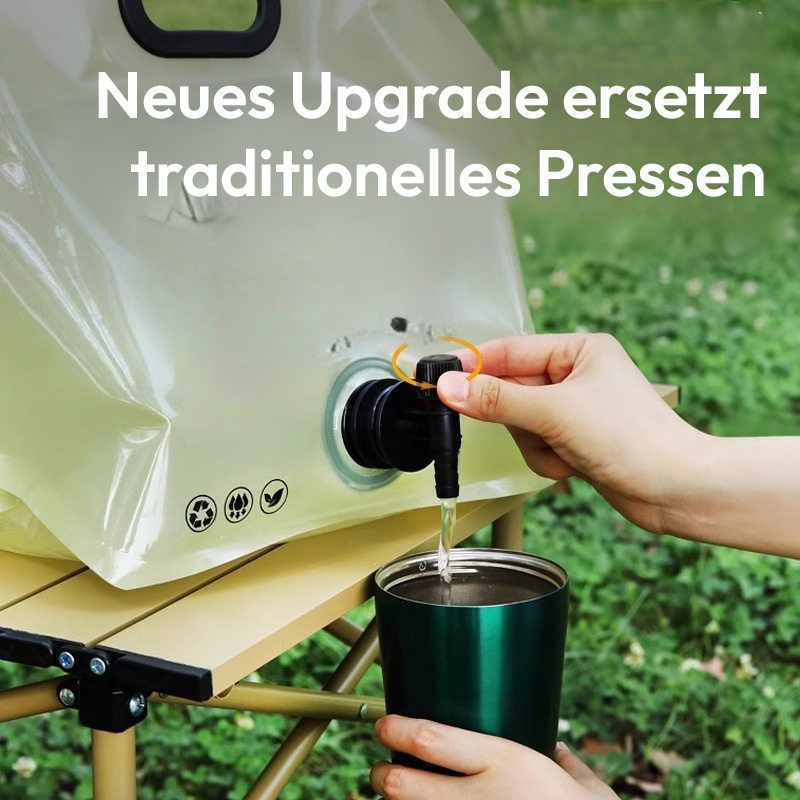 Tragbarer, faltbarer Trinkwassereimer für den Außenbereich