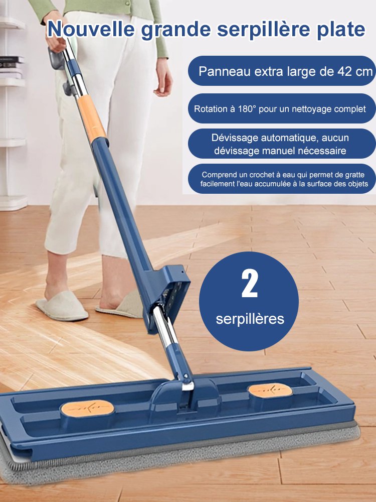 Nouveau balai à franges plat pour sols