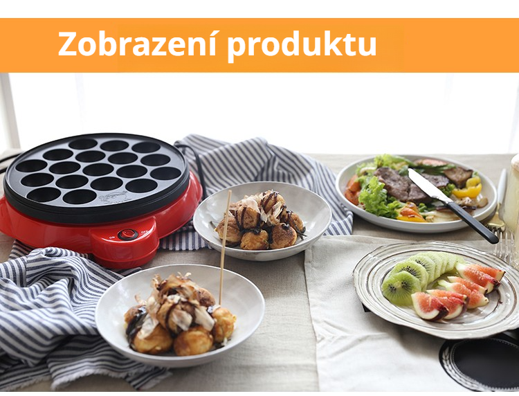 Pečící stroj na kuličky z chobotnice v kuchyni