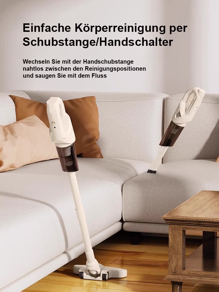 【10 Jahre Garantie】Tragbarer Handstaubsauger mit Saug- und Wischfunktion, All-in-One
