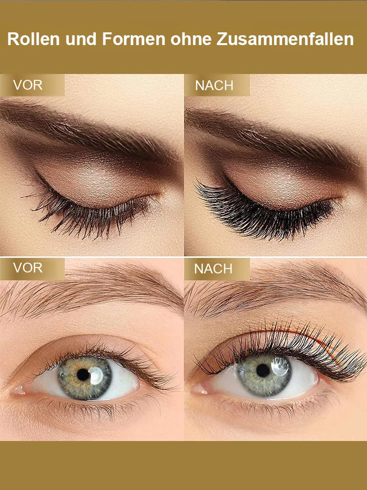 【Augen vergrößern】Wasserfeste doppelseitige Mascara