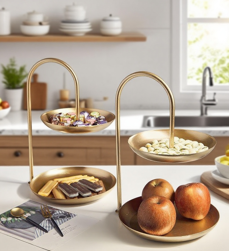 高質感不銹鋼託盤居家擺設