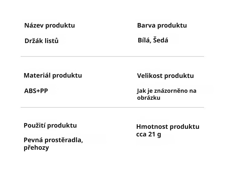 Držák na povlečení – řešení proti sklouzávání