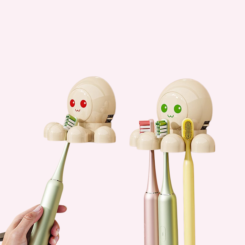 取り外し可能な収納 歯ブラシホルダー 歯ブラシホルダー パンチなし 掃除用具を整理 強力な負荷