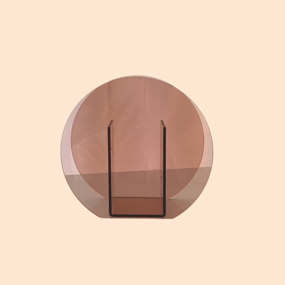 Simple acrylic art geometric vase