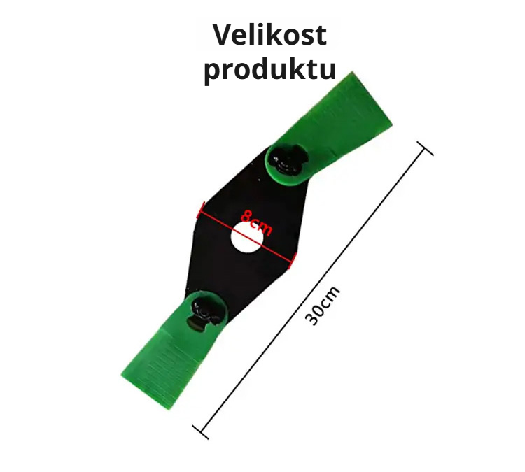 Listový kotouč při práci v zahradě