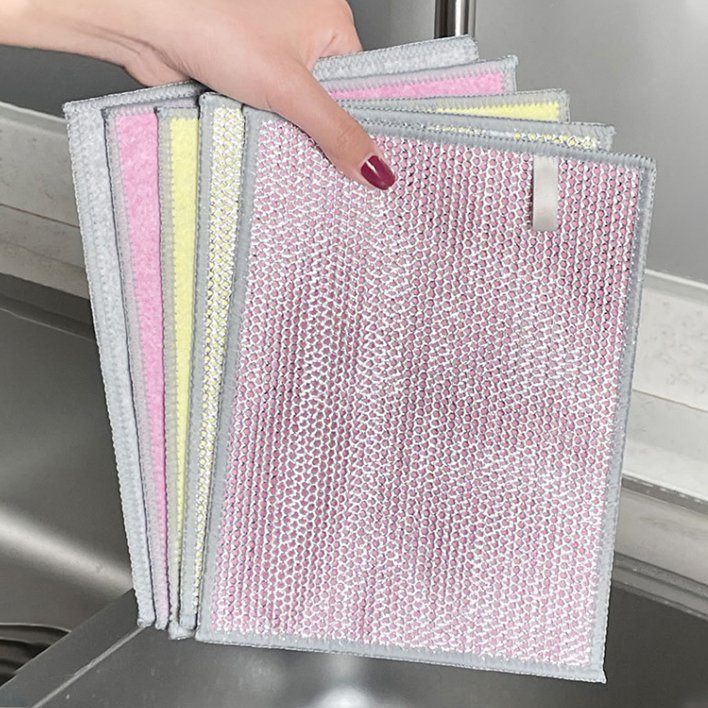 Kraftvolles, doppelseitiges Stahldrahtgewebe zur Fleckentfernung