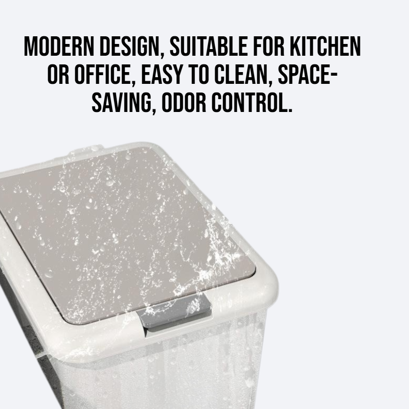 New household foot operated garbage bin with lid