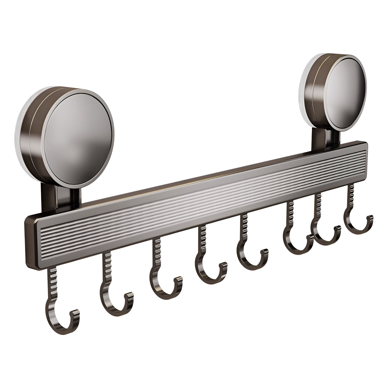 Saugnapf Küche Punch-freies Haken Rack Hängen Stange Wand-montiert Multifunktions Geschirr Rack Löff