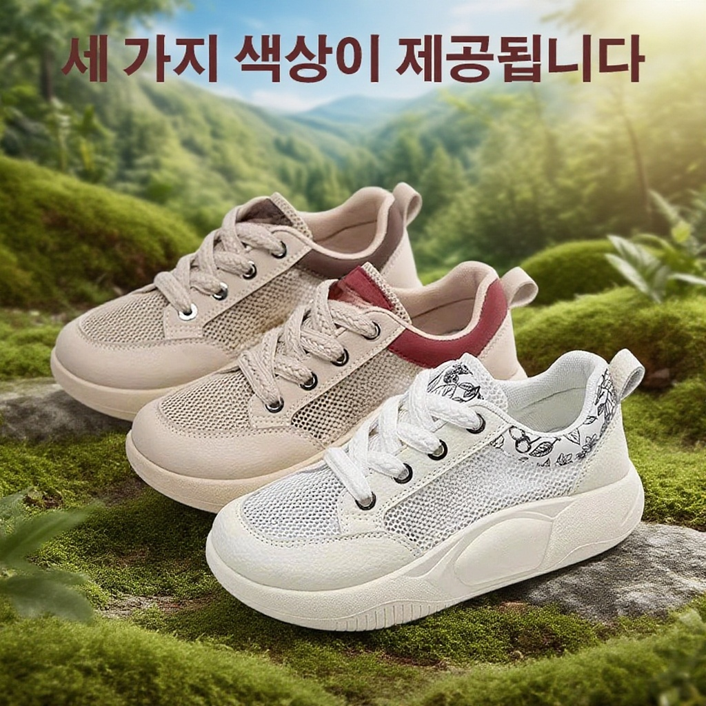 여성 데일리 캐주얼 스니커즈