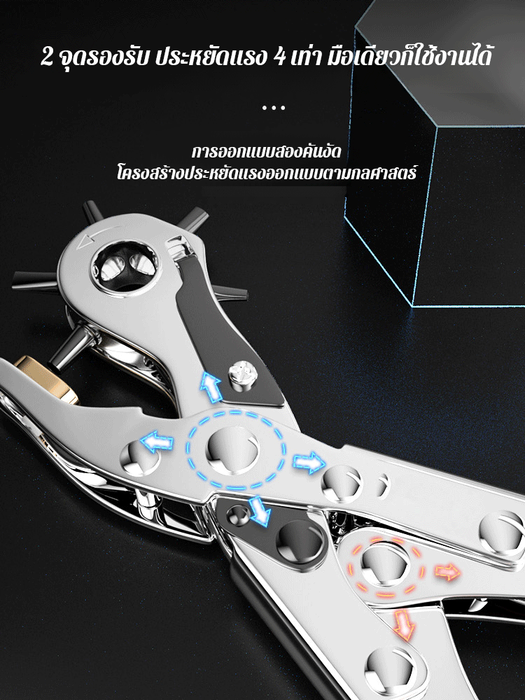 คีมเจาะรูเข็มขัด